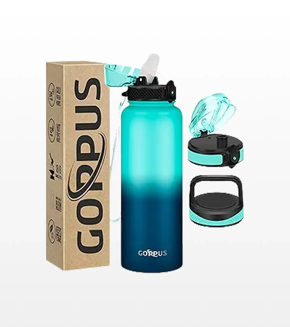 Botella Deportiva HydraFlow 1L – Azul