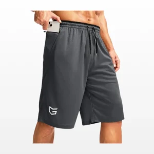 Shorts GymMove Hombre – Gris Bruma