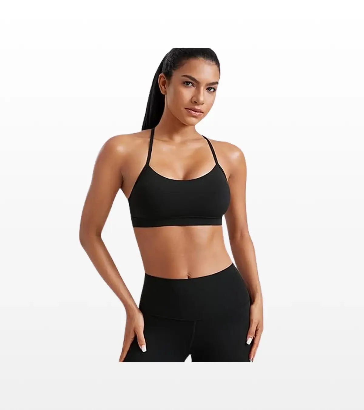 top_mujer Top Deportivo ZenFit – Negro